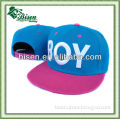 Design your own 6 panel snapback cap with 3d embroidery logo